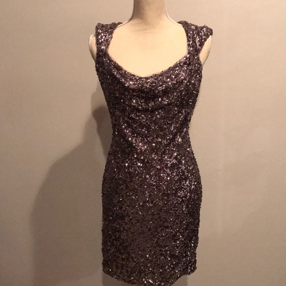 COPY - Sherri Hill Sequin Cocktail Party Dress